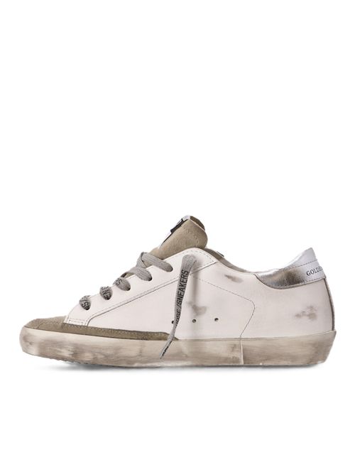 Sneakers Super Star Classic in pelle bianca star zebra Golden Goose | GWF00101F00269281571 WHITE/WHITE BLACK